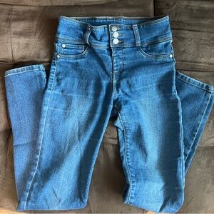 DKNY GIRLS LIGHT HIGH RISE SKINNY JEANS SIZE 12